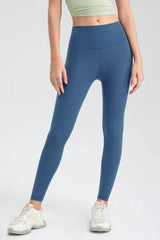 Hazel Blues® | Wide Waistband Slim Fit Active Leggings