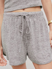 Hazel Blues® | Quarter Button Sleeveless Top and Drawstring Shorts Lounge Set