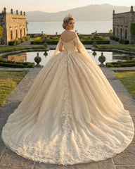 Glamorous Gold Off the Shoulder Glitter Tulle Quinceanera Dress