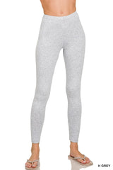 Hazel Blues® |  Zenana Premium Cotton Full Length Leggings