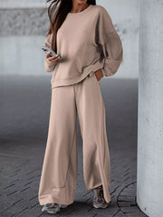 Hazel Blues® |  Casual Loose Fit Top and Pants Two-Piece Set
