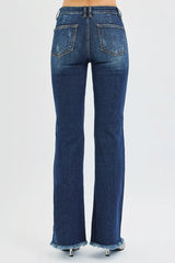 Hazel Blues® | RISEN Tummy Control Mid Rise Flare Jeans