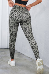Hazel Blues® |  Leopard Print Wide Waistband Leggings
