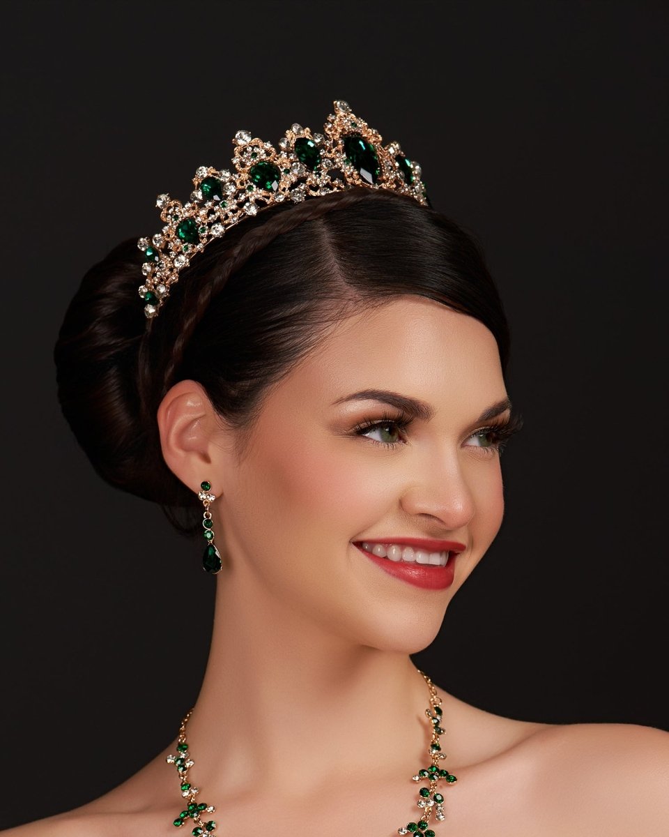Emerald Tiara in Gold