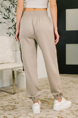 Hazel Blues® |  Every Second, Every Hour Jogger Bottoms in Ash Mocha