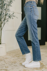 Hazel Blues® |  Izzie High Waist Straight Fit
