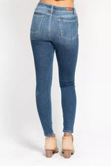 Hazel Blues® | Judy Blue High Rise Button Fly Skinny Jeans