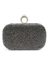 Fascinating Rhinestone With Glitter Adjustable Clutches