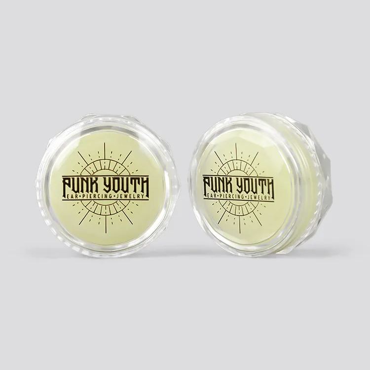 1PCS Ear Stretching & Piercing Balm + 1PCS Size Measure Tool